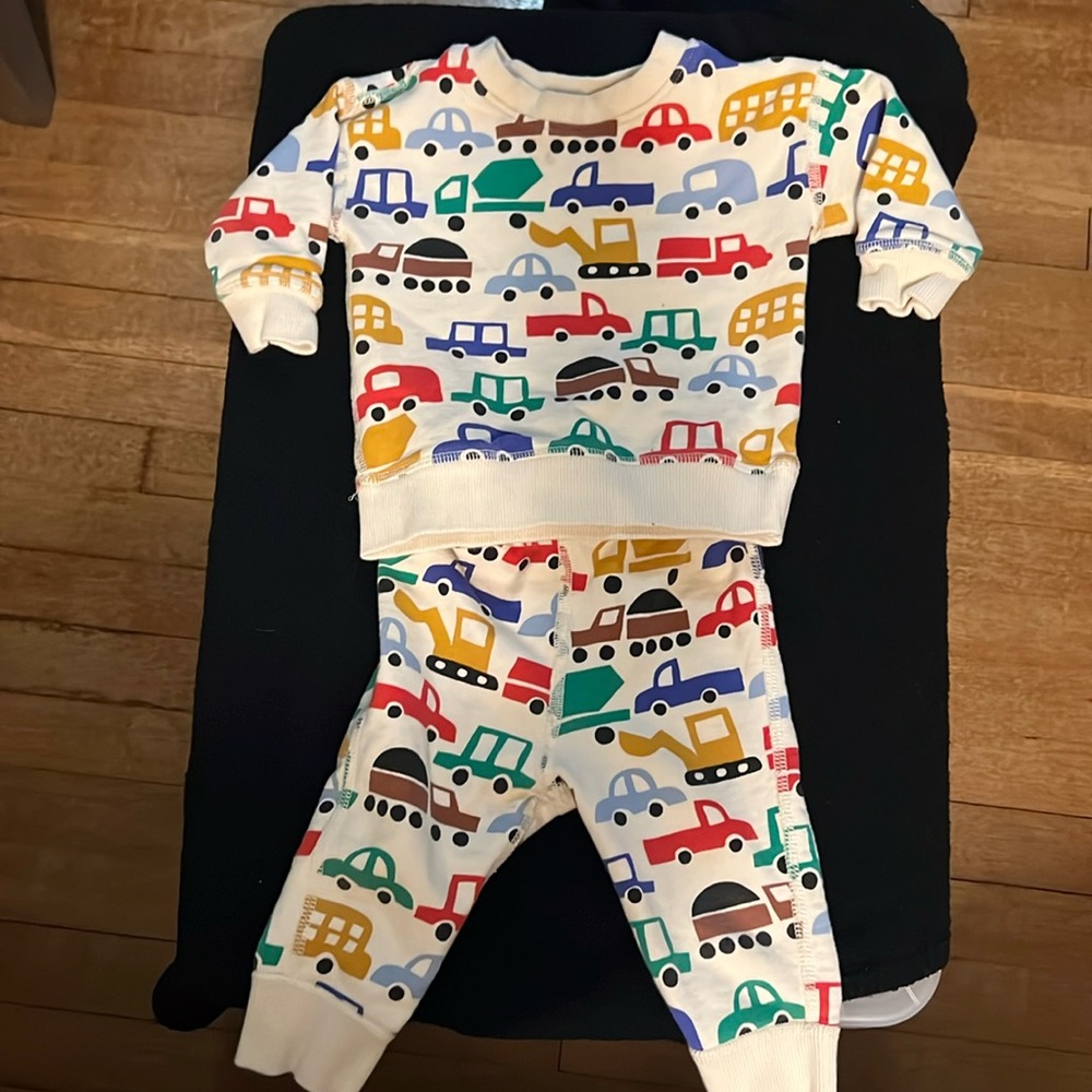 Cars + Construction vehicle sweatsuit